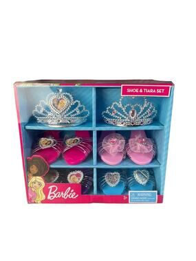 NWT 2019 Barbie Heels & Tiara Dress Up Set